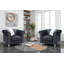 Ensemble de 2 chaises en velours Latonya-10633595