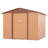 8 ft. W x 8 ft. D Metal Storage Tool Shed Outdoor Storage Shed With Sliding Doors and Vents-100042220-100042215