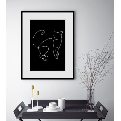 Katze - Single Picture Frame Print