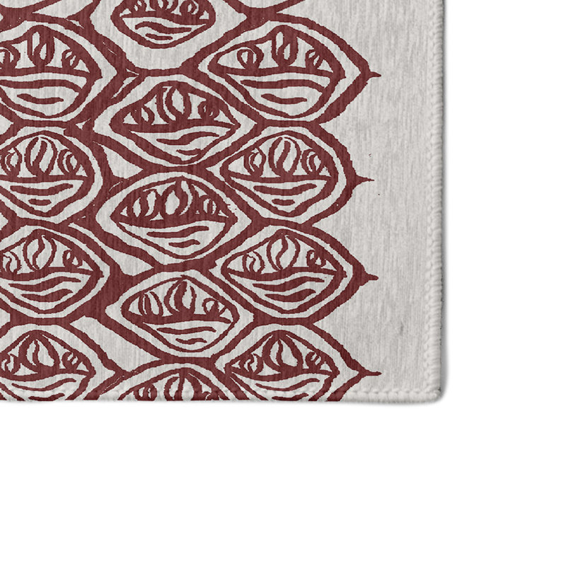 Safari Chenille Geometric Indoor Rug, Rectangle 4' x 6'