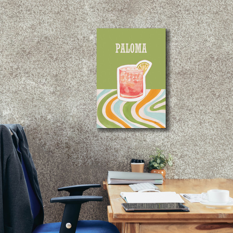 Toile épique Graffiti «Paloma» par Yvette St. Amant, 18 po x 26 po, H 26 po x l 18 po x P 0,75 po