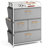 Nykeem Steel 22.8'' W 4 - Drawer Dresser