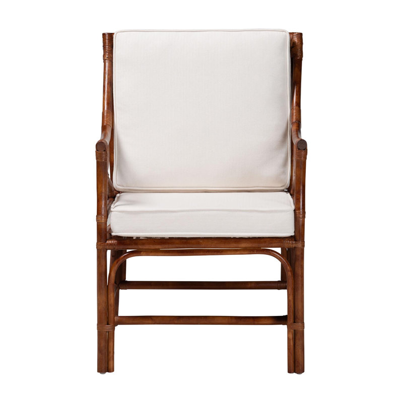 Bali & pari Fauteuil Cleantha Boho, brun marbré