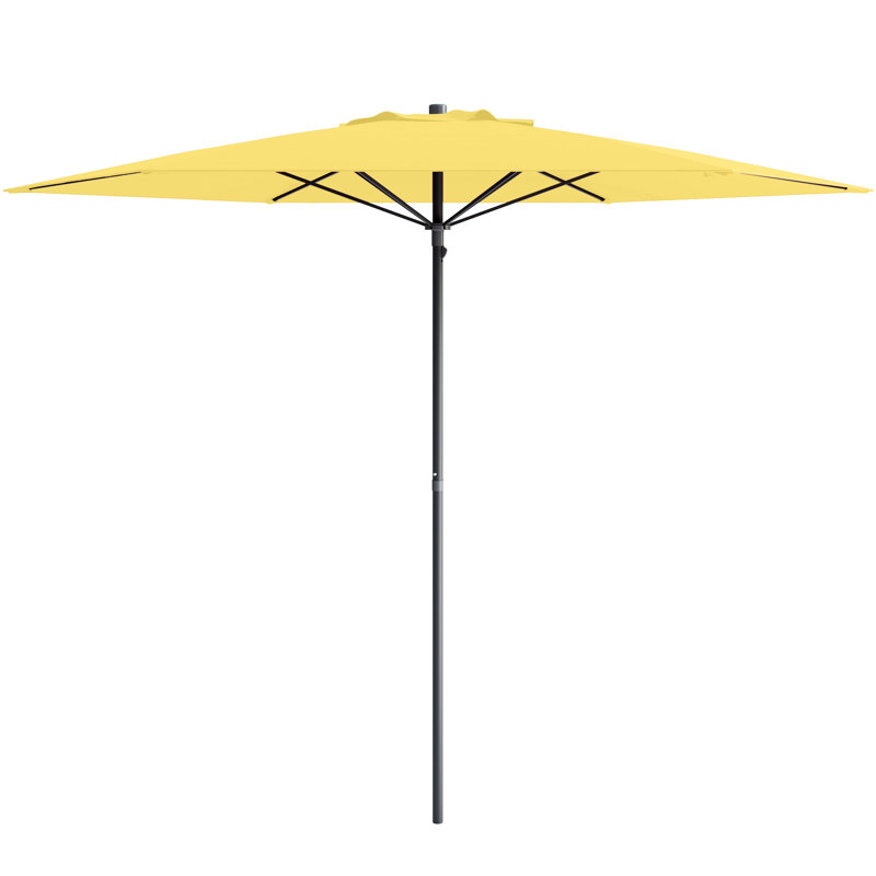 Parasol de plage 7,5 pi Brennen, Jaune