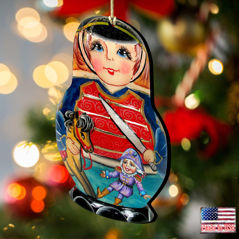 Ornement suspendu Tidaholm Casse-noisette Matreshka