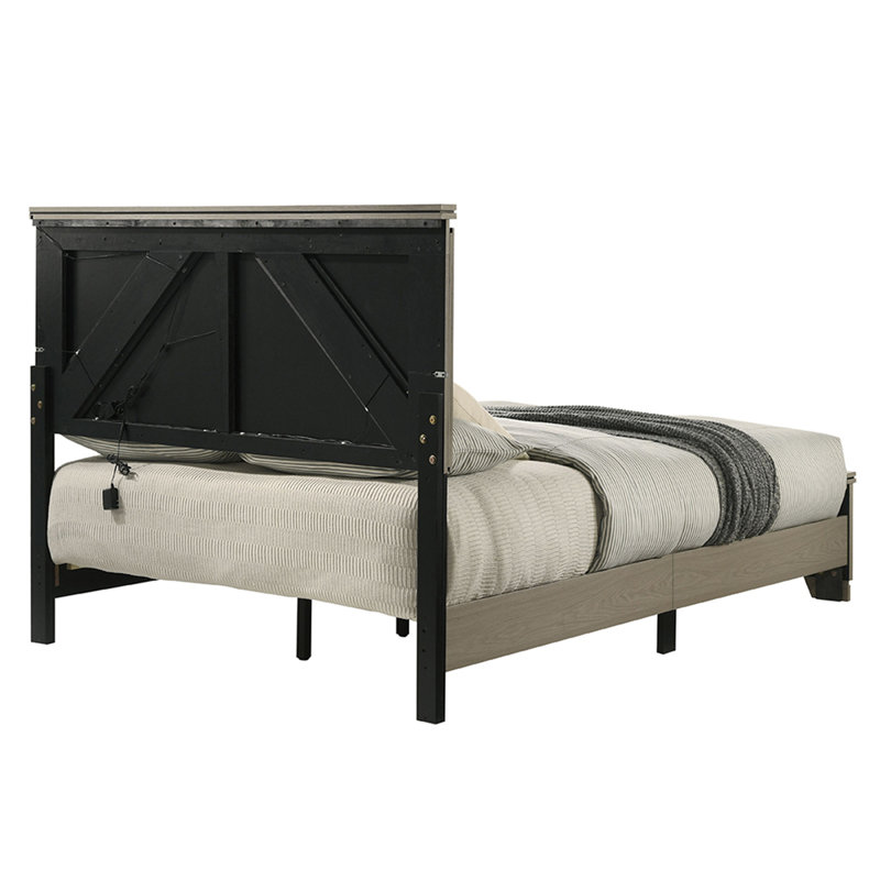 Lit de style contemporain