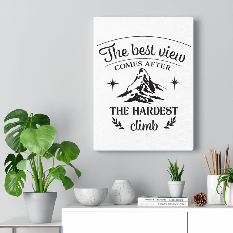 The Best View - Wrapped Canvas Print, 61cm H x 46cm W