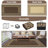 Outdoor Rug Plastic Straw Rug Waterproof Reversible Rug, UV Resistant Outdoor Carpet, Foldable Lightweight Camping Mat with Storage Bag, 4 Stakes, Outside Rug for Patio Deck-142009351-142009352