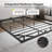 Floating Bed with LED Lights and USB Charging, No Box Spring Needed-778821029