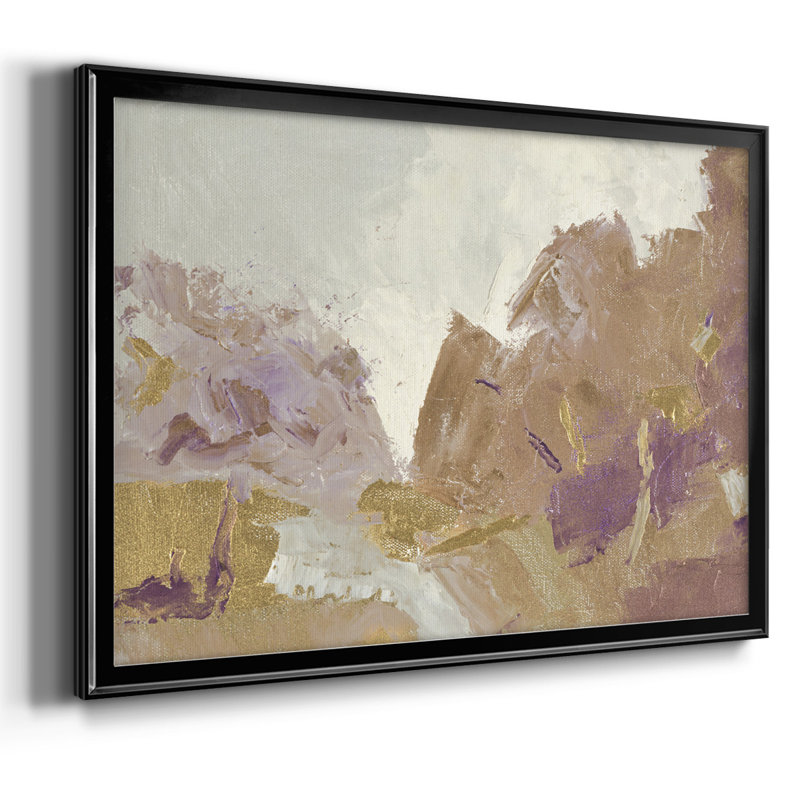 " Fall Clearing Variation 2 ", 30" H x 44" W x 1.5" D, Black Closed Corner Framed Canvas