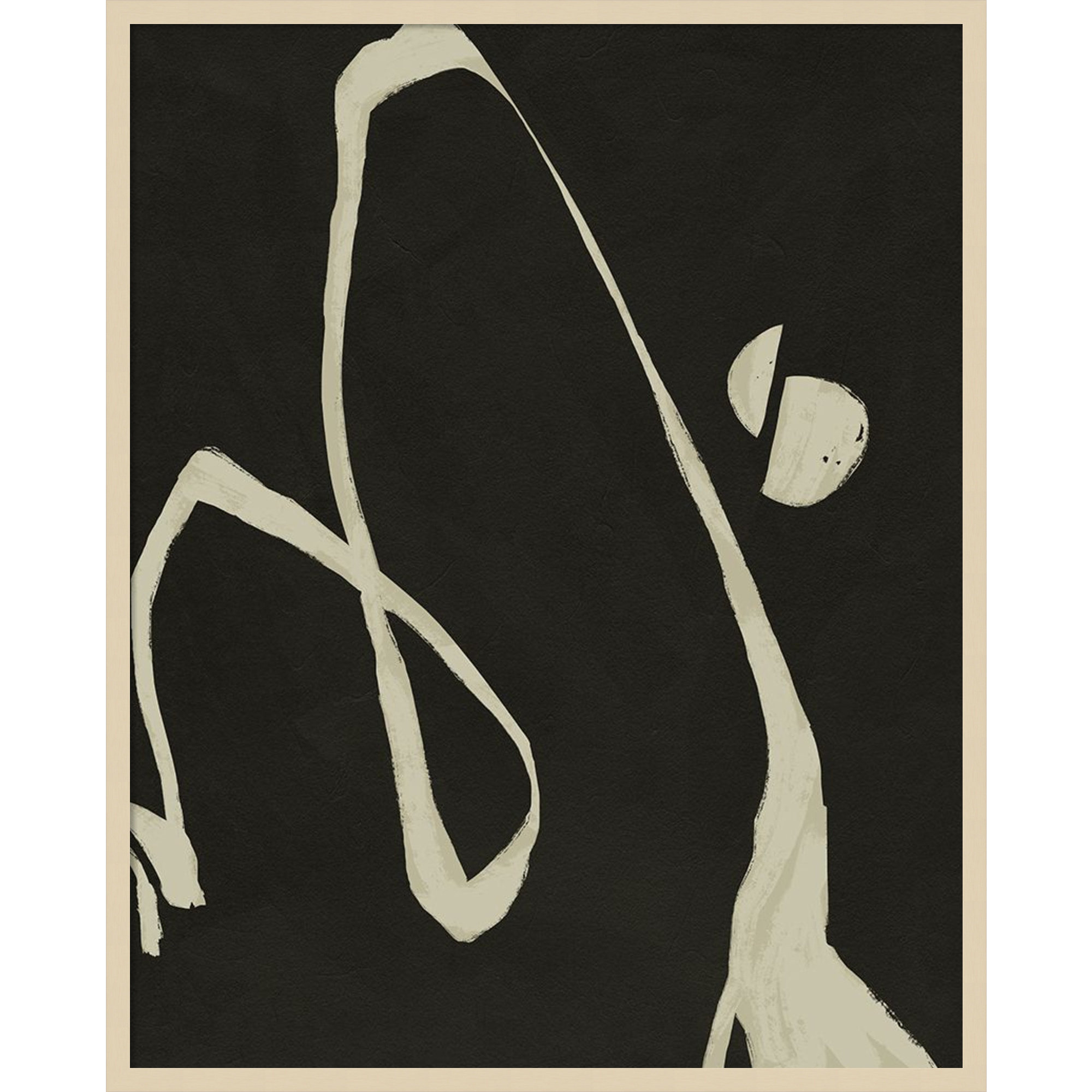 Neutral Spring II by Jacob Green, Brown, 41" H x 33" W x 1" D