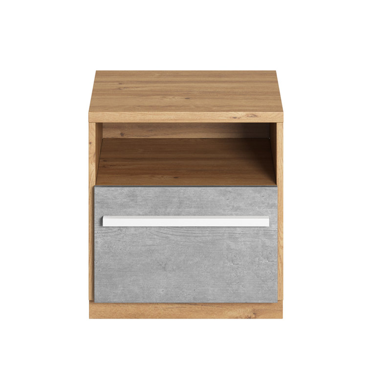 Lenart 1 Drawer Bedside Table