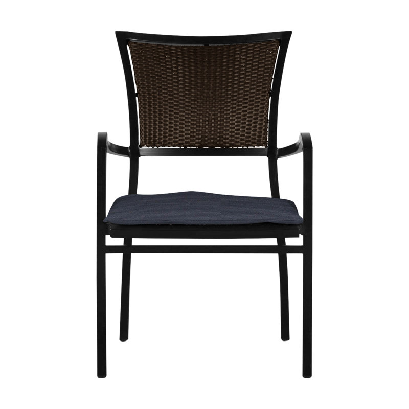 Fauteuil Aire - terre antique / noyer noir, Noyer noir / terre ancienne no. 2 Aire, Pas de soudure, Lin marine