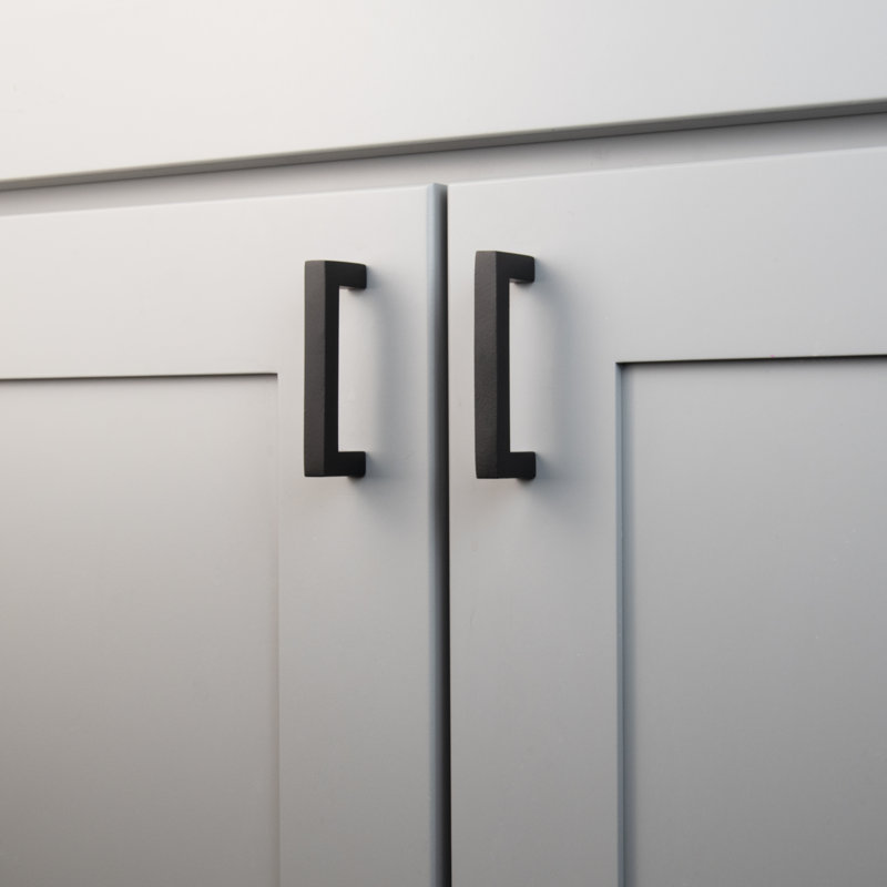 Poignée de quai Heritage Designs - Poignée d'armoire centrale à centre de 3-3 / 4 po - Quincaillerie contemporaine pour tiroirs et armoires    