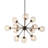 Orrhaen 12-Light Chandelier with Oversized Globe Bulbs-1804594027