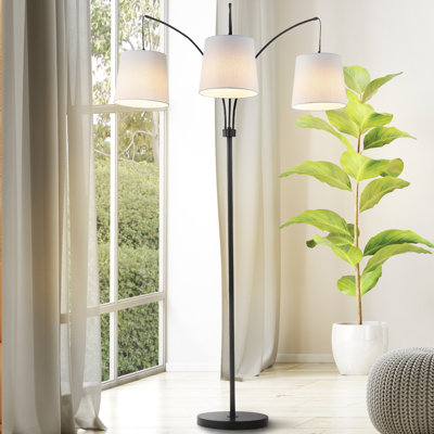 Zethan 72.5'' Black Tree Floor Lamp