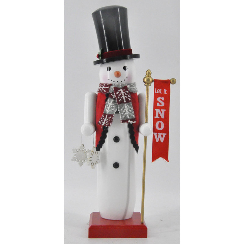14" Snowman Nutcracker