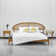 NTC Gem Solid Wood Bed Frame with Headboard and Silent Slats, 1000 Lbs. Capacity Bed Frame