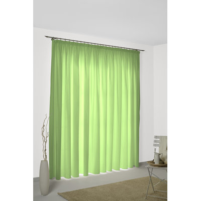Kyrstan Pencil Pleat Room Darkening Thermal Single Curtain