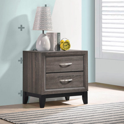 2-Drawer Bedroom Nightstand