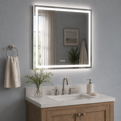 Miroir de salle de bain mural Iris