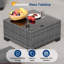 5 - Person Outdoor Rattan Sectional Seating Group With Cushions-1404853652-1404853655