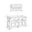 Banc de rangement en bois massif Amherst-121977462