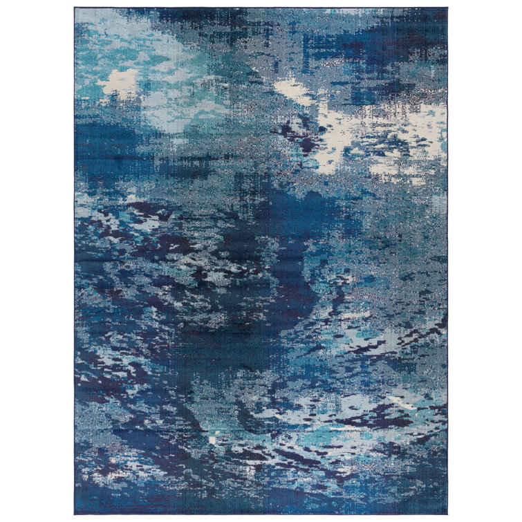 Tapis abstrait Mifflin Performance