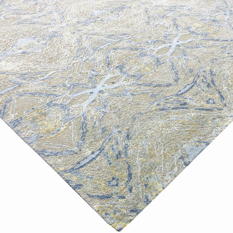 Ikat Area Rug, Rectangle 9' x 12'