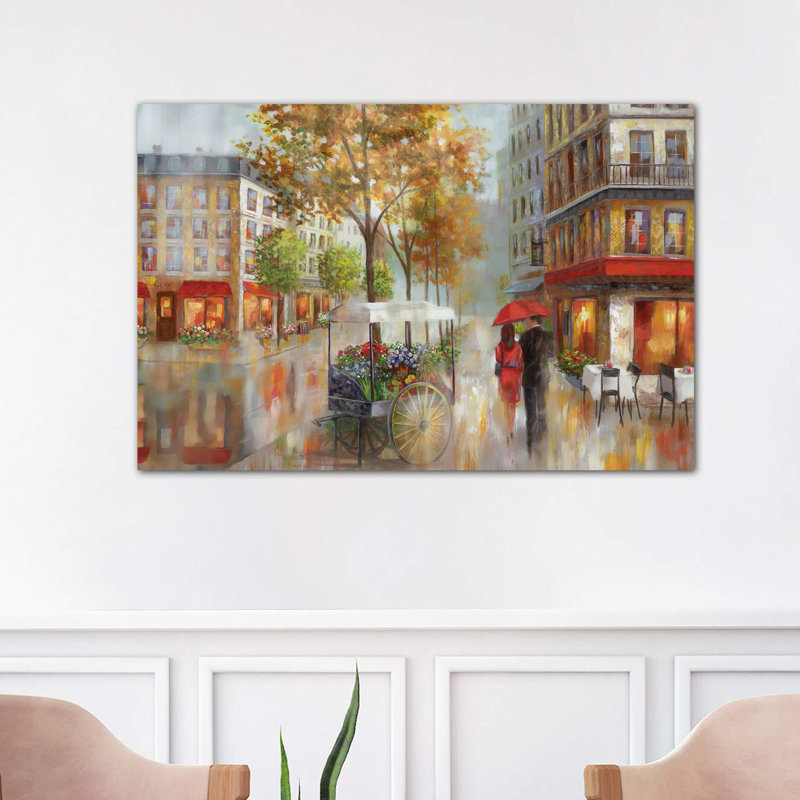 Romantic Promenade I by Nan - Wrapped Canvas Print, 101.6 cm H x 66.04 cm W x 1.91 cm D