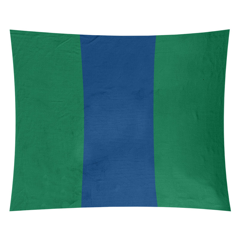 Vancouver Polyester Tapestry, Green/Dark Blue/Green, 27.5" H x 37.5" W