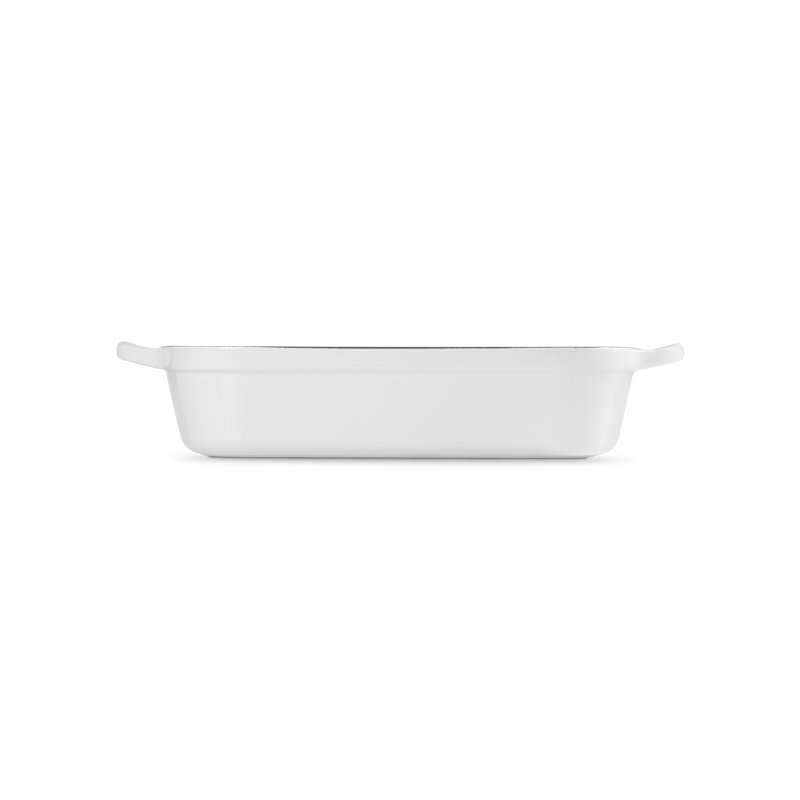 Le Creuset Signature Enameled Cast Iron Roaster, White, 5.25 qt.
