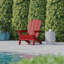Chaises Adirondack commerciales toutes saisons avec porte-gobelets Ayleah-87001962