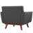 Carson Carrington Sigtuna Wooden Leg Mid-century Armchair-827474668
