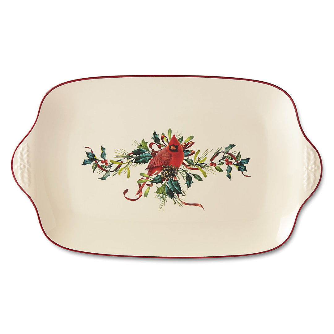 Winter Greetings Platter Lenox