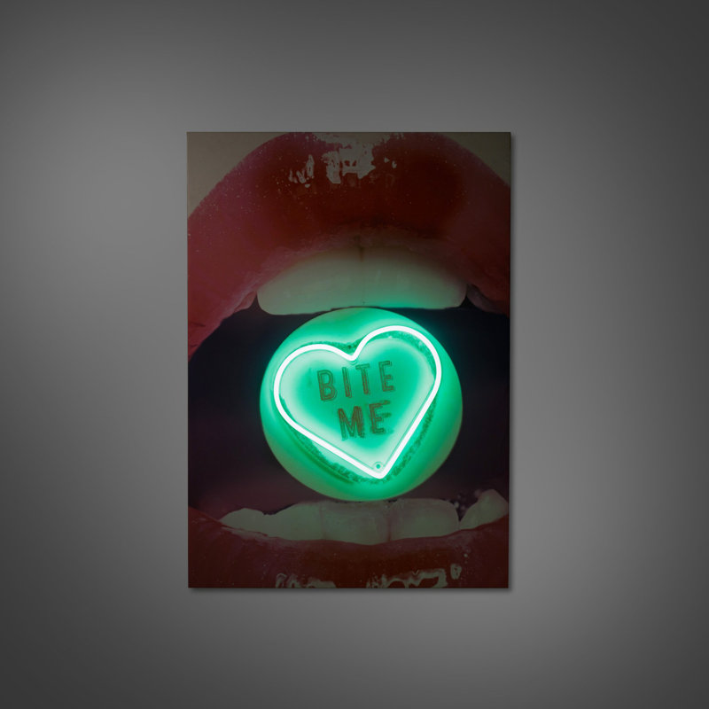 Hot Lips Bite Me Print