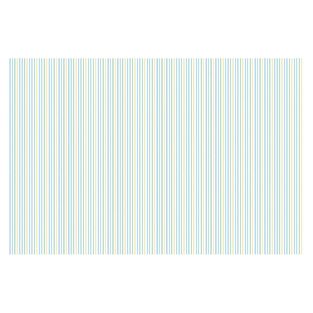 Strukturierte Tapete No.YK49 Blue Green Stripes 2,9 m x 432 cm