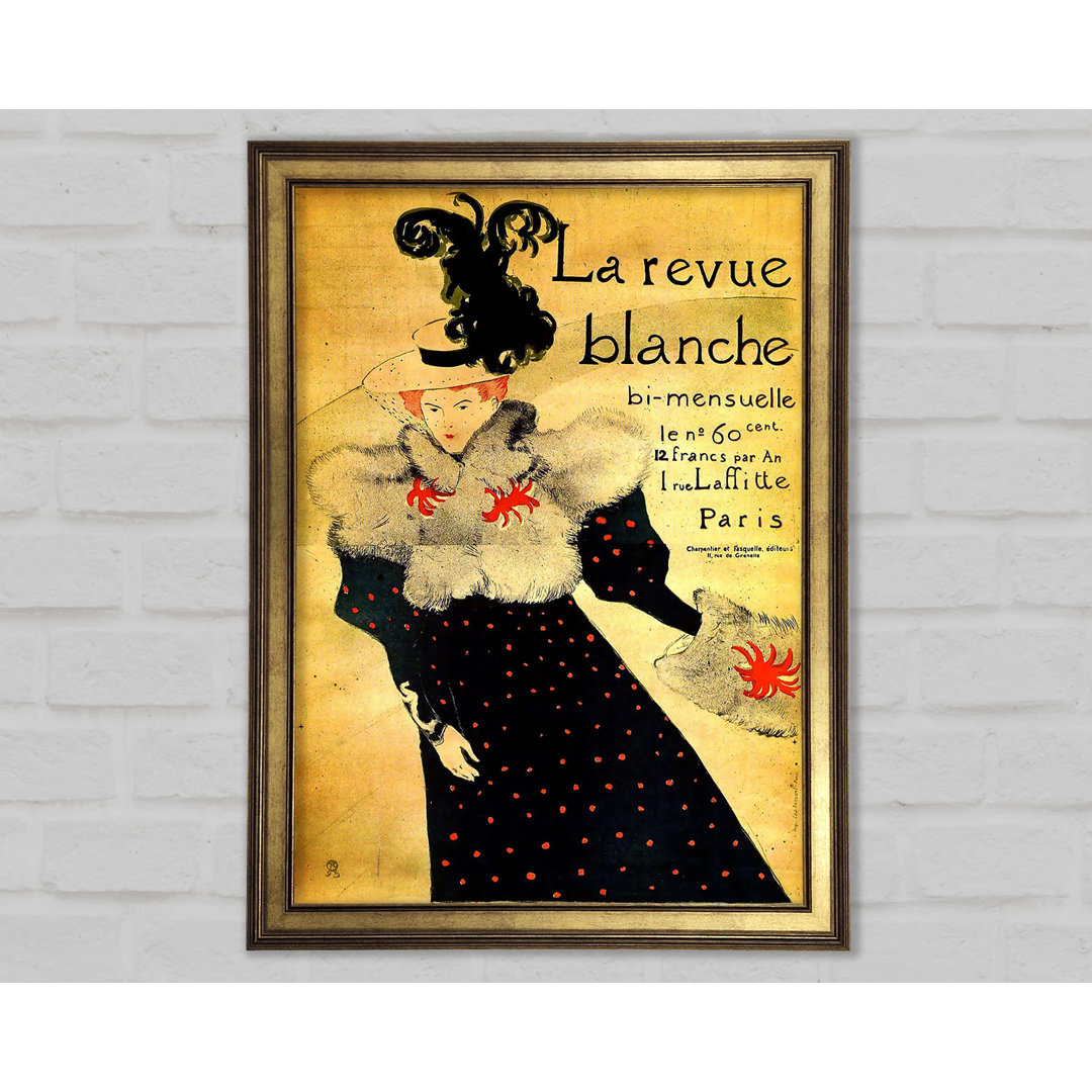 La Reveu Blanche von Toulouse Lautrec - Druck