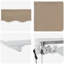 VidaXL Polyester Cover Retractable Patio Awning-126173703-126173720