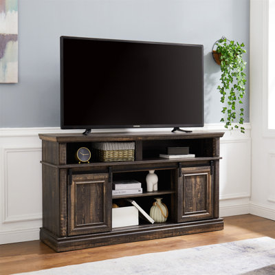 Console multimédia avec armoire de rangement