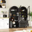 Garde-manger 71 po avec bibliothèques-70460539
