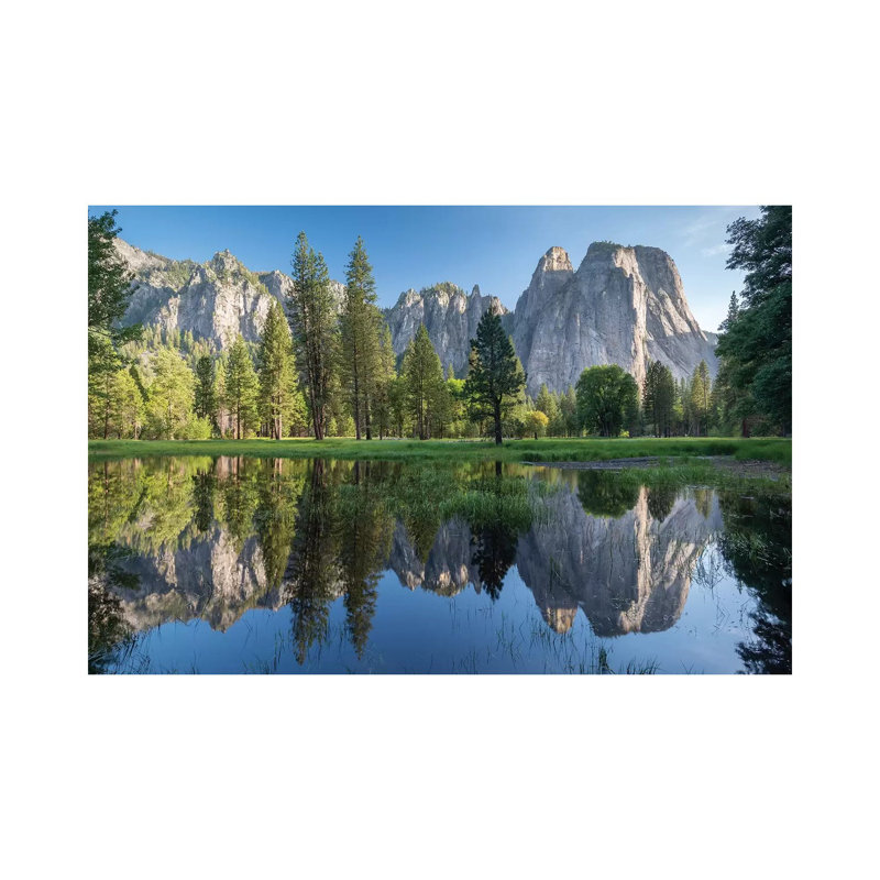 Cathedral Spires, Yosemite by Adam Burton - Print on Canvas, 66.04cm H x 101.6cm W x 3.81cm D, Wrapped Canvas