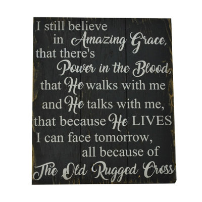 " I Still Believe In Amazing Grace "