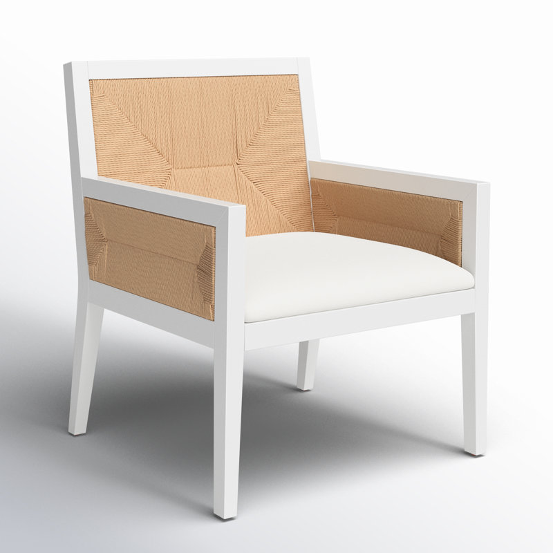 Chaise d'appoint Hudgins, Blanc