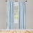 Microfiber Floral Semi-Sheer Rod Pocket Curtain Panels-61298406-61937501