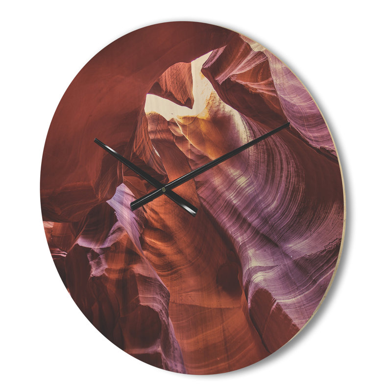 Lumière dans l'horloge murale Antelope Canyon, Moyen