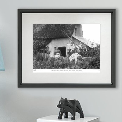 Chudleigh Knighton, Washing Day 1907 - Single Picture Frame Print
