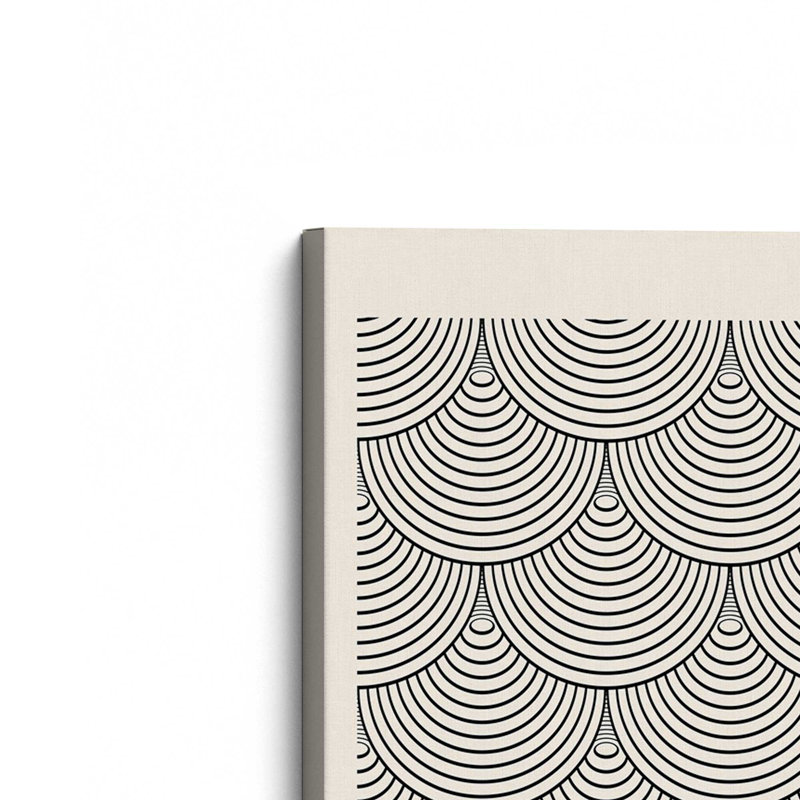 Bauhaus Abstract Precision Set of 2 Canvas Prints in a Maple Frame, 36" x 24", Toile tendue, Ne s’applique pas