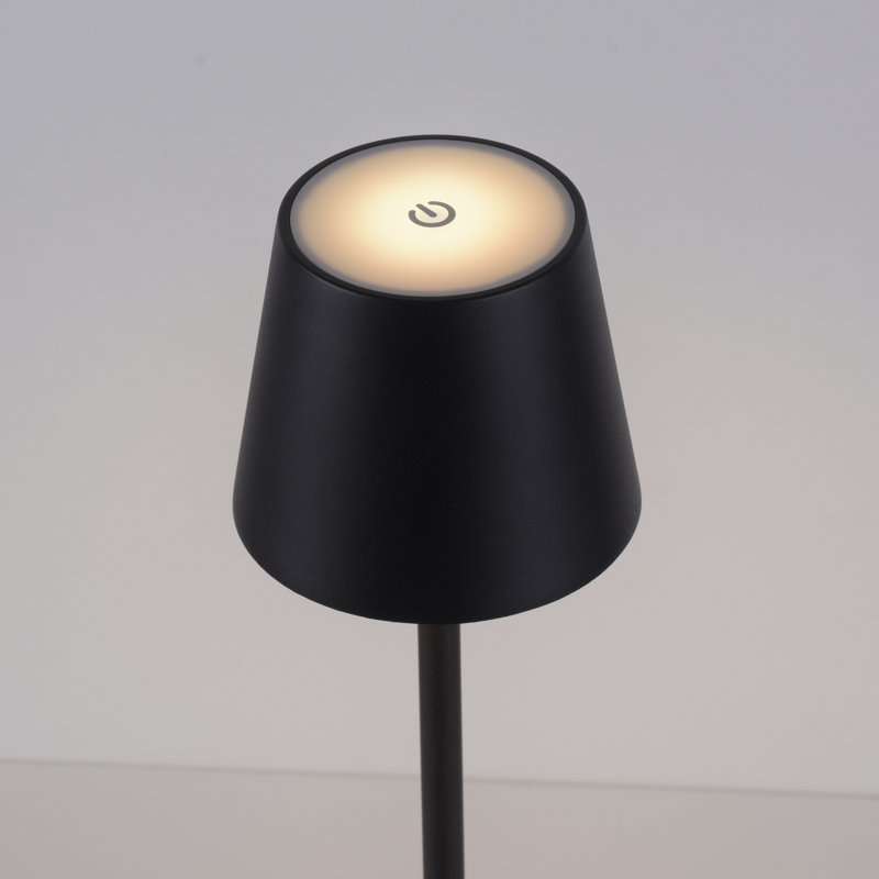 EURIA 125cm Plug-in Integrated LED Outdoor Floor Lamp, Black