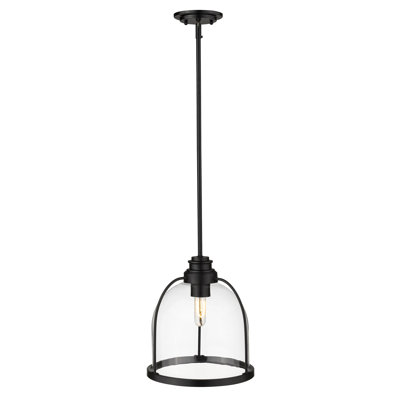 Moraine 1 - Light Matte Black Single Pendant